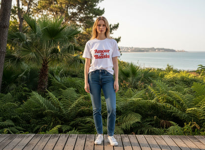 T-shirt Amour de Bassin Rouge – Coton Bio Unisexe | Bassin Forever