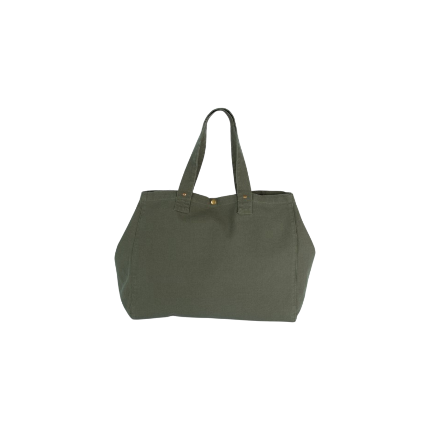 Sac shopping en coton délavé - Kombu Green