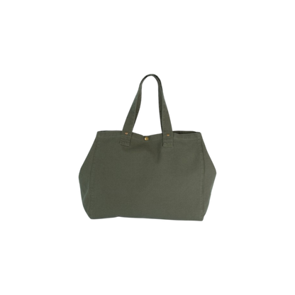 Sac shopping en coton délavé - Kombu Green