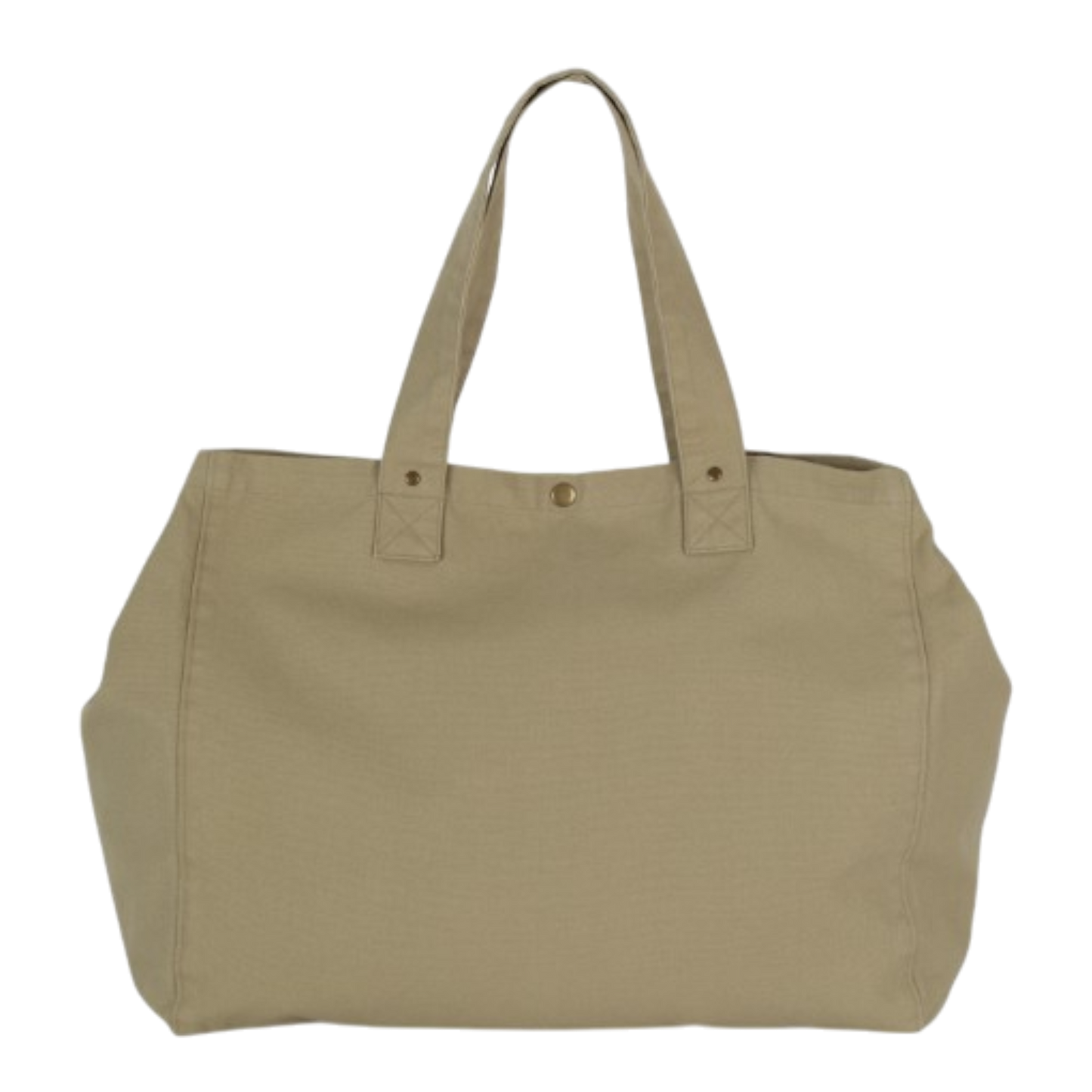 Sac shopping en coton délavé - Olive