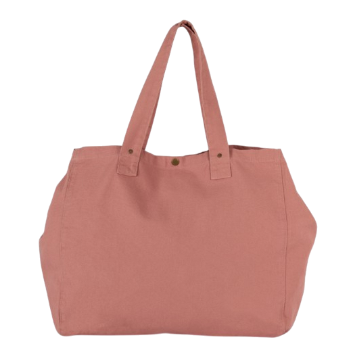 Sac shopping en coton délavé - Pink Ochre