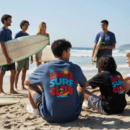 T-shirt The Summer Surf Club - coton Bio - Bassin Forever