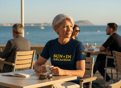 T-shirt unisexe en coton biologique - Sun In Arcachon
