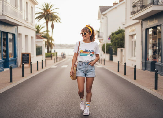 T-shirt unisexe en coton biologique - logo Arcachon
